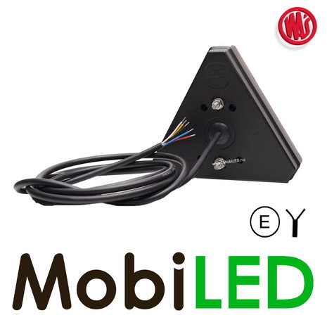 WAS WAS Rear light 4 functions and reflector E-mark