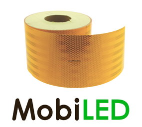 Reflectietape breed geel