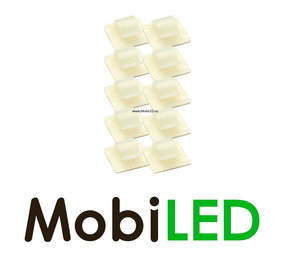 Clips de câble adhésifs blanc 12-18 mm Clips de câble adhésifs blanc 12-18 mm