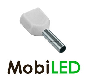 Twin entry cord ends 0.5 mm 100 pieces Twin entry cord ends 0.5 mm 100 pieces