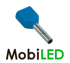 Twin entry cord ends 2.5 mm 100 pieces Twin entry cord ends 2.5 mm 100 pieces