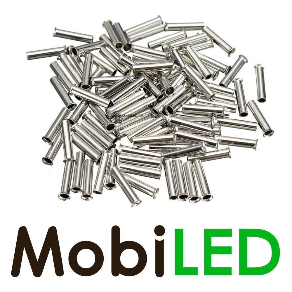 Kabeluiteinden (niet-geïsoleerd) 6 mm 100 stuks