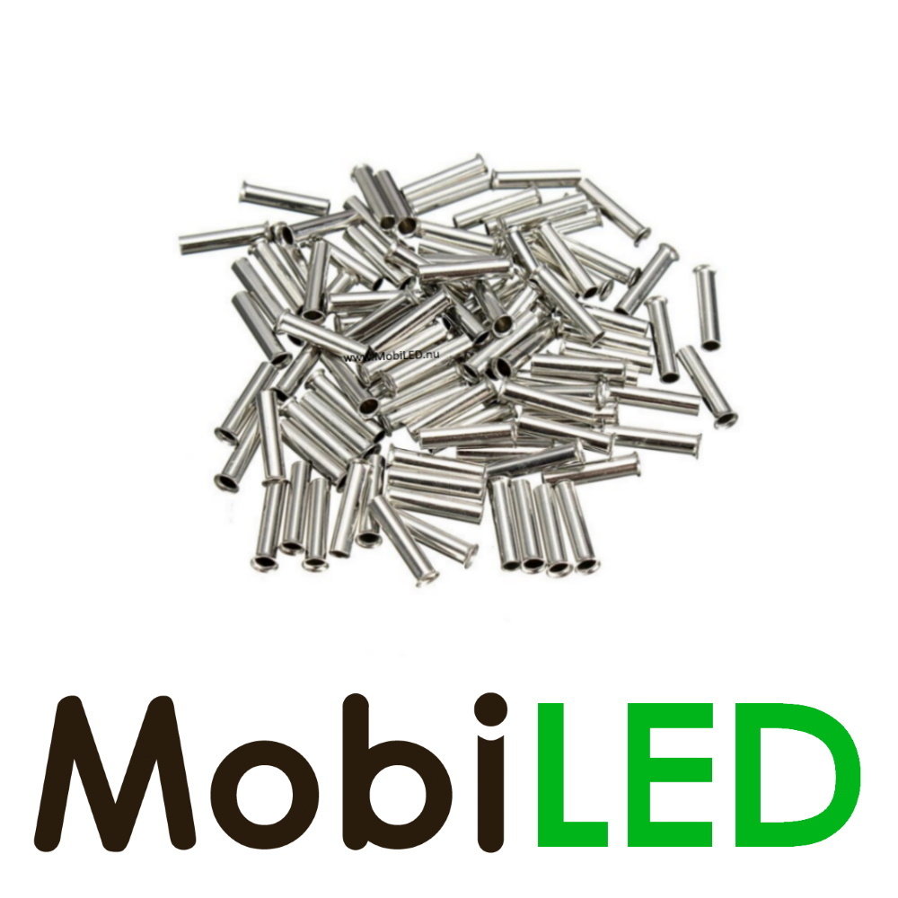 Cable end lugs (non-insulated) 0.5 mm 100 pieces Cable end lugs (non-insulated) 0.5 mm 100 pieces