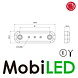 WAS WAS Marquage ligne Slim Bleu E-mark 12-24 volts WAS WAS Marquage ligne Slim Bleu E-mark 12-24 volts