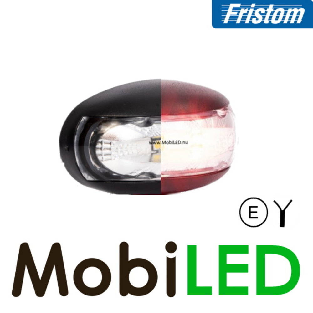 Fristom Zijmarkering halfrond rood