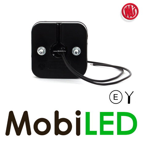 WAS WAS  Marquage latéral carré ambre E-marque