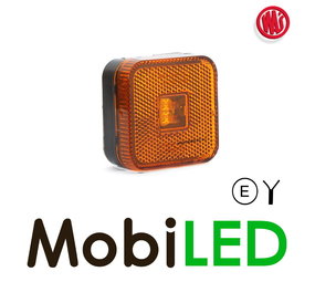 WAS WAS side marking square amber E-mark