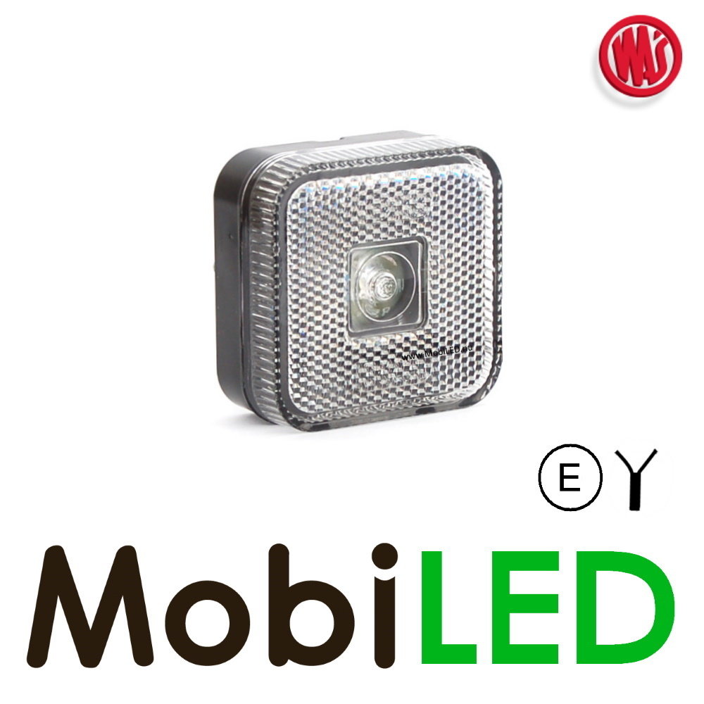 WAS WAS Marquage latéral carré blanc E-marque