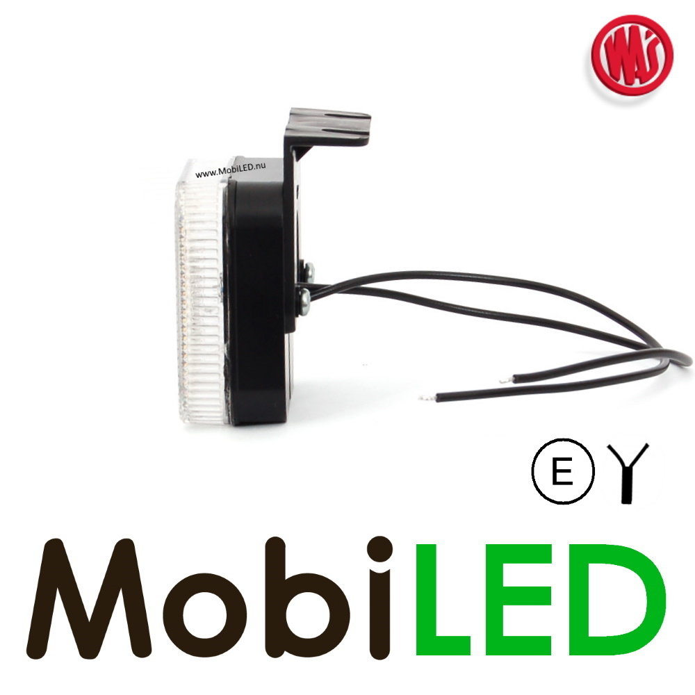 WAS WAS Zijmarkering vierkant wit hangend E-keur