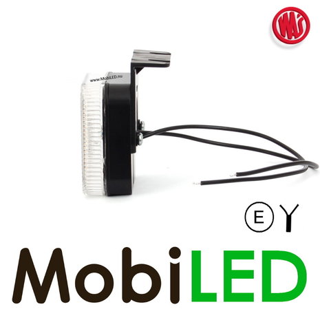 WAS WAS Side marking square white suspended E-mark