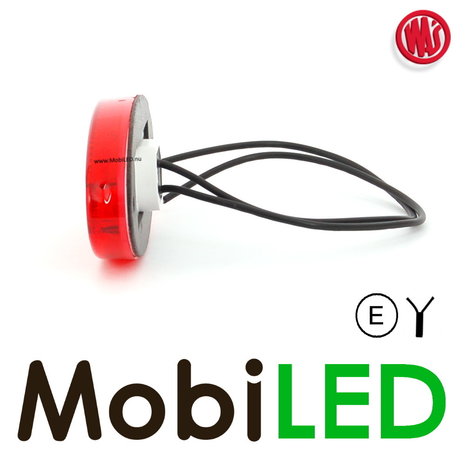 WAS WAS Side marking oval red E-mark