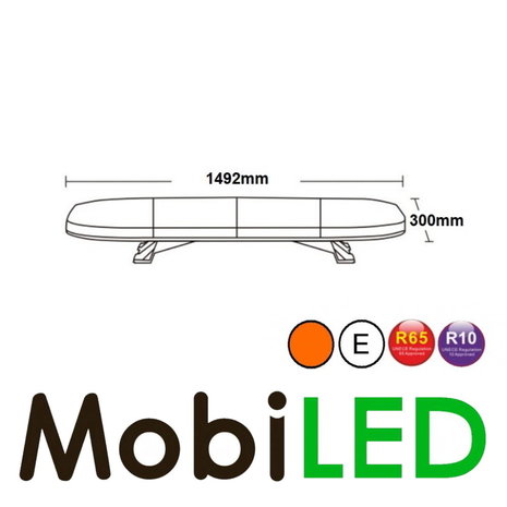 Flash bar 1492 mm 80 watts ECE R10-R65 Amber 8 flash patterns Flash bar 1492 mm 80 watts ECE R10-R65 Amber 8 flash patterns