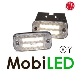 WAS Marking 2x stripe white rectangular NEON look WAS Marking 2x stripe white rectangular NEON look