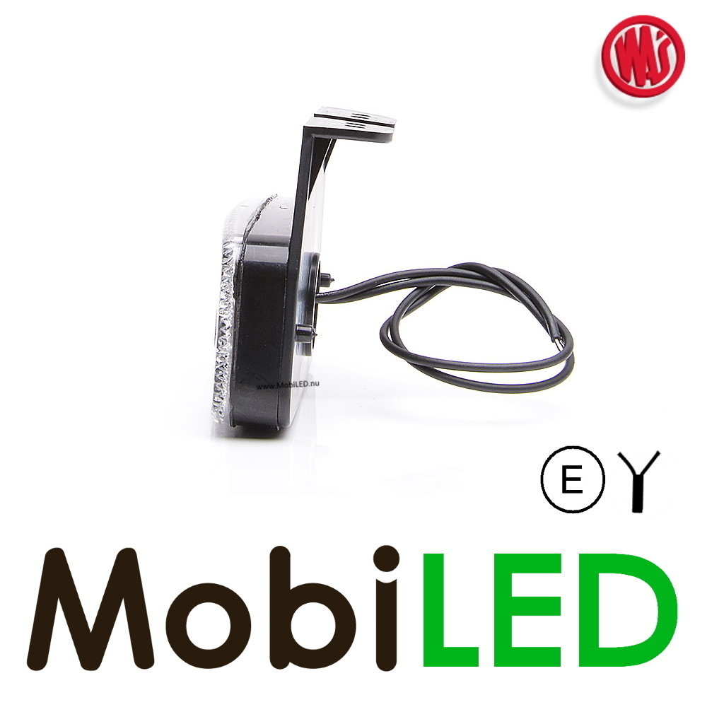 WAS WAS Marking 2x stripe rectangular white NEON look E-mark