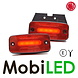 WAS WAS Marquage 1x rayure rouge rectangulair NEON look E-marque