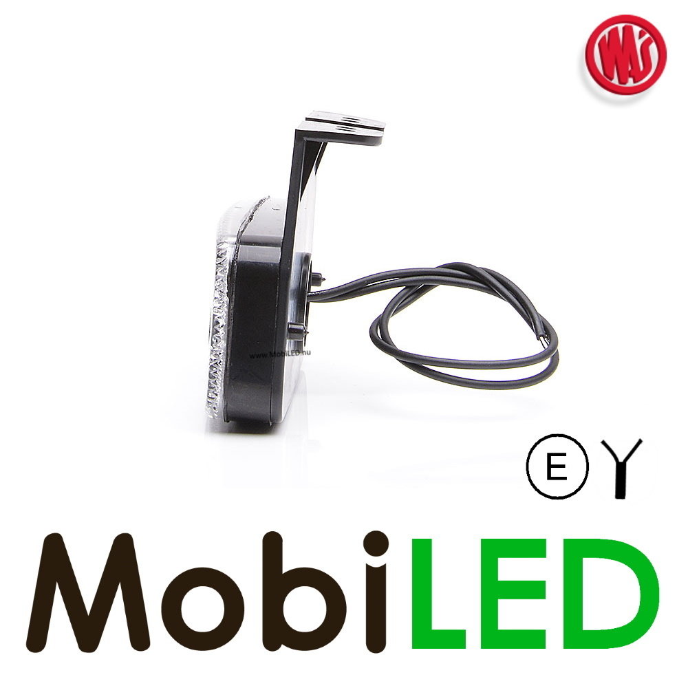 WAS WAS Marking 1x stripe rectangular white NEON look E-mark