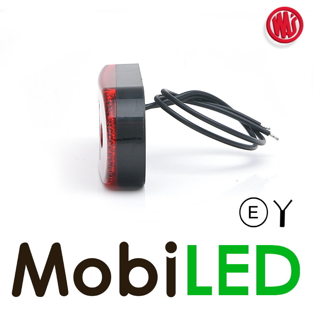 WAS WAS Marquage  1x rayure rouge NEON look E-marque