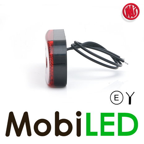 WAS WAS Marquage  1x rayure rouge NEON look E-marque