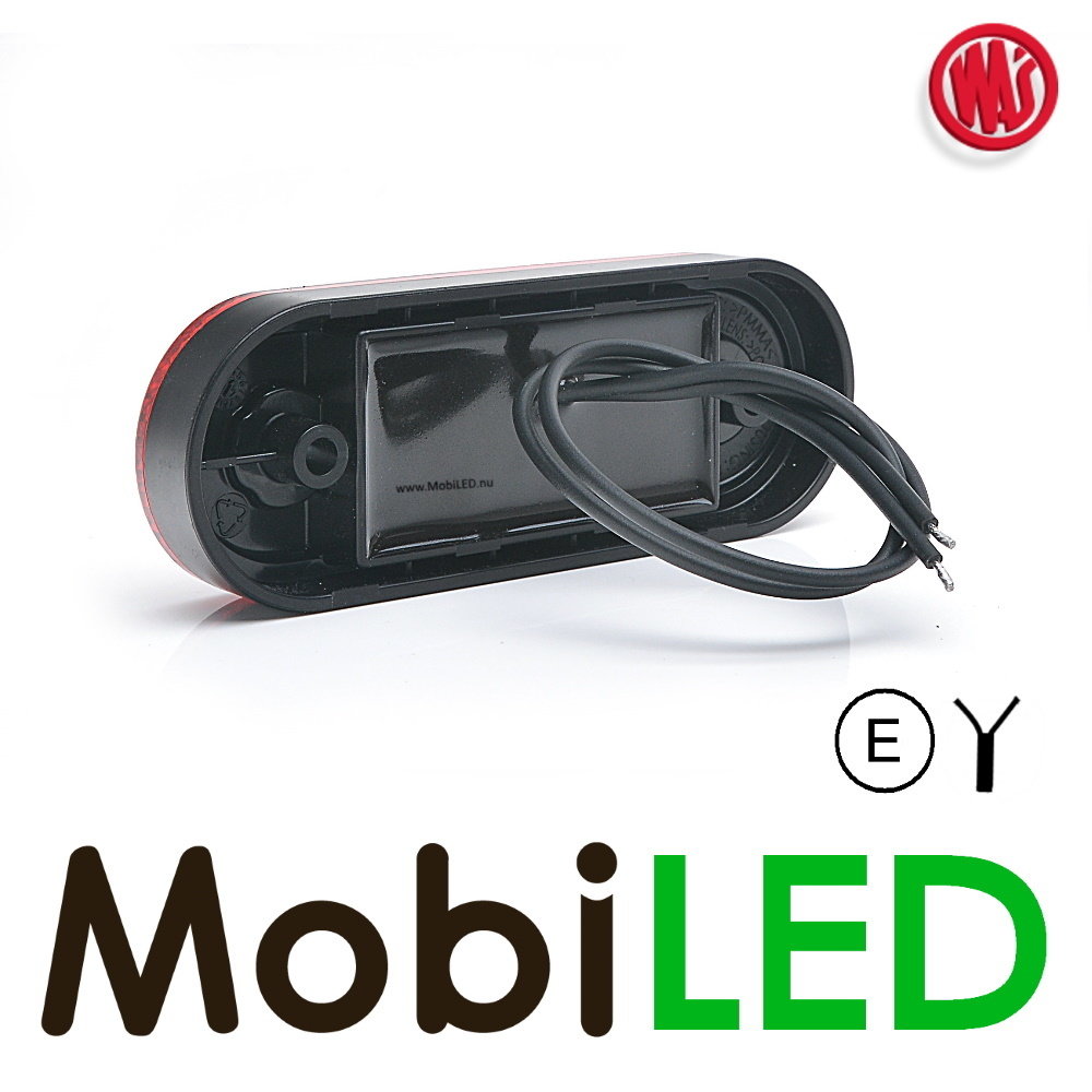 WAS WAS Marquage  1x rayure rouge NEON look E-marque