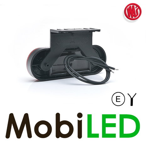 WAS WAS Marking 1x stripe red NEON look E-mark