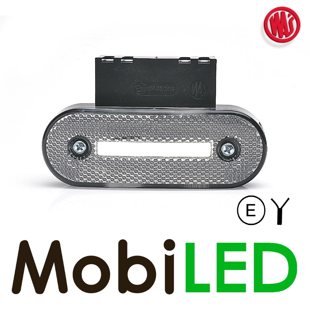 WAS WAS Marking 1x stripe white NEON look E-mark