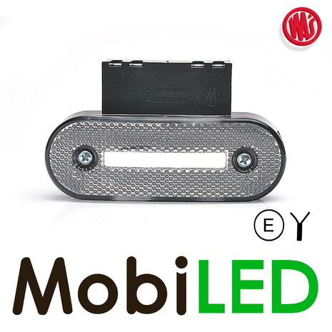 WAS WAS Marking 1x stripe white NEON look E-mark