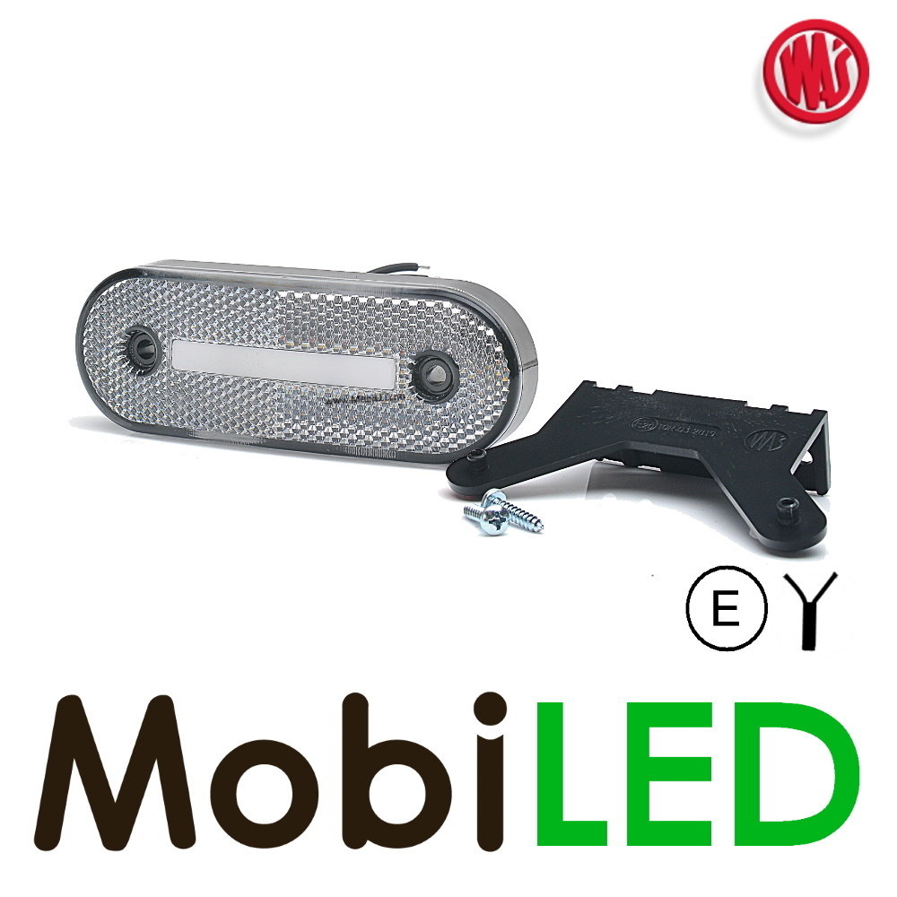 WAS WAS Markering 1x streep wit NEON look E-keur