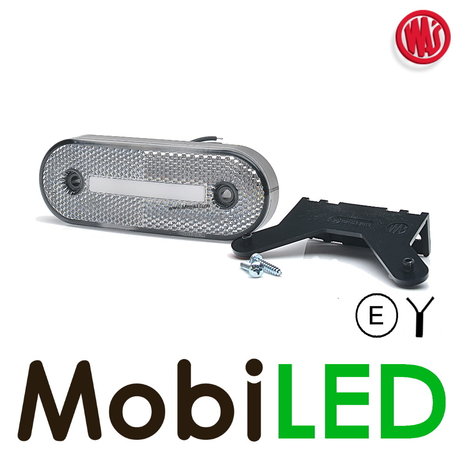 WAS WAS Marking 1x stripe white NEON look E-mark