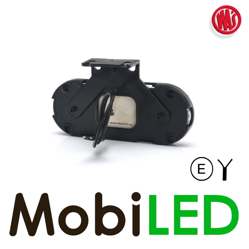 WAS LED Side marking "NEON" edge oval white E-mark WAS LED Side marking "NEON" edge oval white E-mark