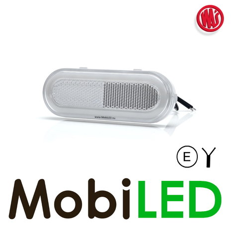 WAS WAS Marquage latéral bord ovale blanc NEON look E-marque