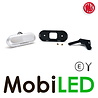 WAS WAS Marquage latéral bord blanc look ovale NEON E-marque WAS WAS Marquage latéral bord blanc look ovale NEON E-marque