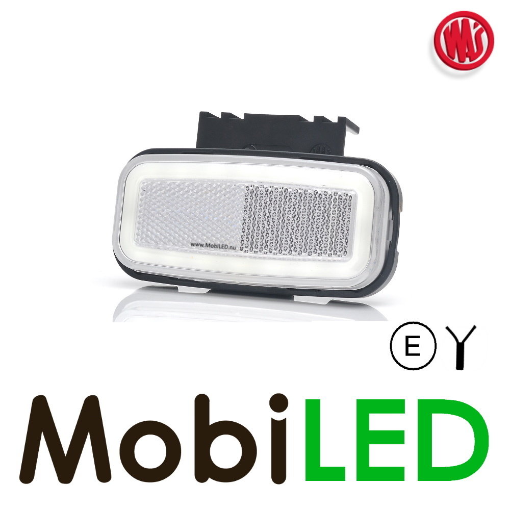 WAS Marquage latéral LED bord "NEON" blanc E-mark WAS Marquage latéral LED bord "NEON" blanc E-mark