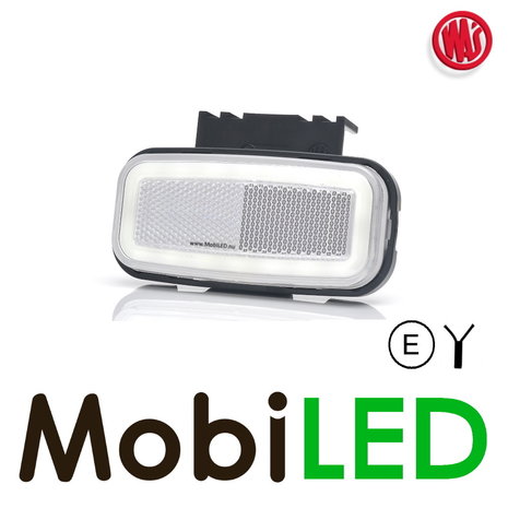 WAS LED side marking "NEON" edge white E-mark WAS LED side marking "NEON" edge white E-mark