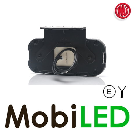 WAS LED zijmarkering "NEON" rand  wit  E-keur WAS LED zijmarkering "NEON" rand  wit  E-keur