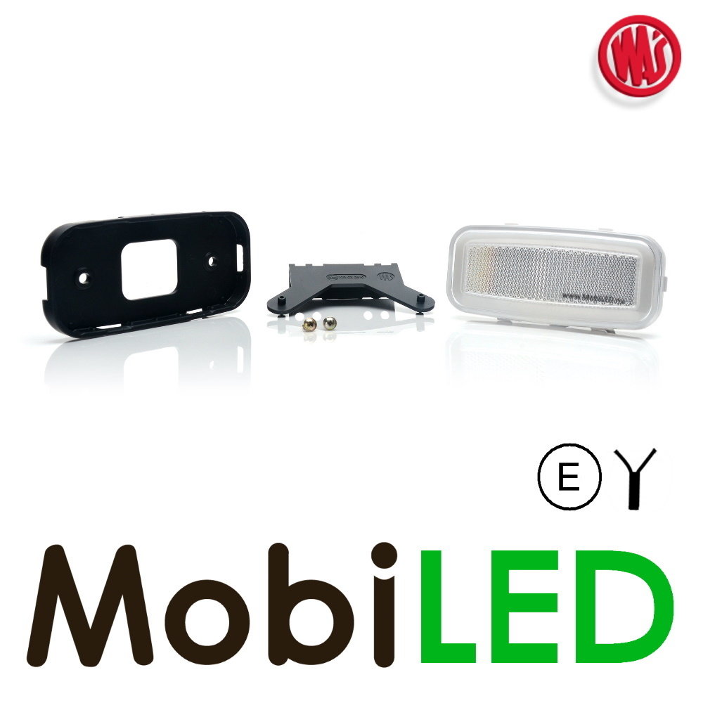 WAS LED zijmarkering "NEON" rand  wit  E-keur WAS LED zijmarkering "NEON" rand  wit  E-keur