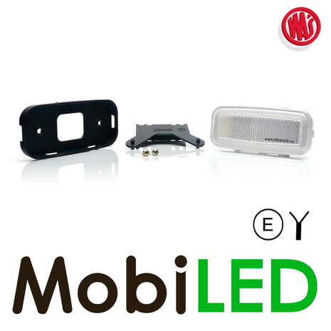 WAS WAS Side marking edge white NEON look E-mark WAS WAS Side marking edge white NEON look E-mark