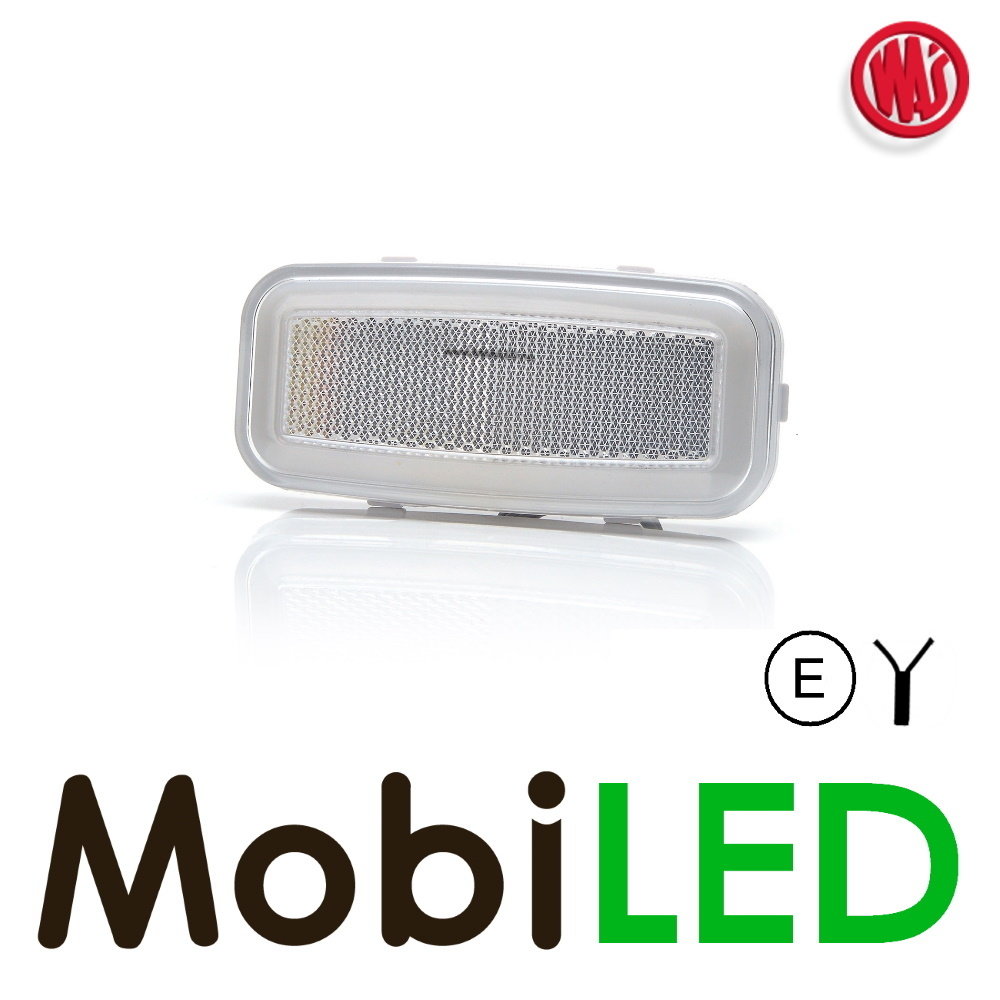 WAS WAS Side marking edge white NEON look E-mark WAS WAS Side marking edge white NEON look E-mark