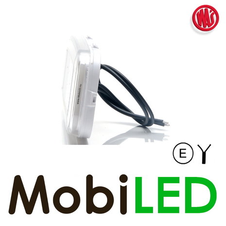 WAS WAS Side marking edge white NEON look E-mark WAS WAS Side marking edge white NEON look E-mark