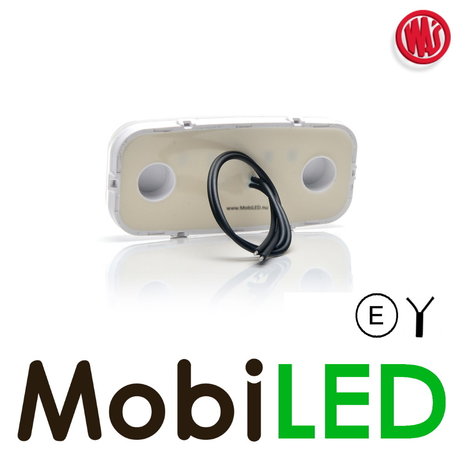 WAS WAS Side marking edge white NEON look E-mark WAS WAS Side marking edge white NEON look E-mark