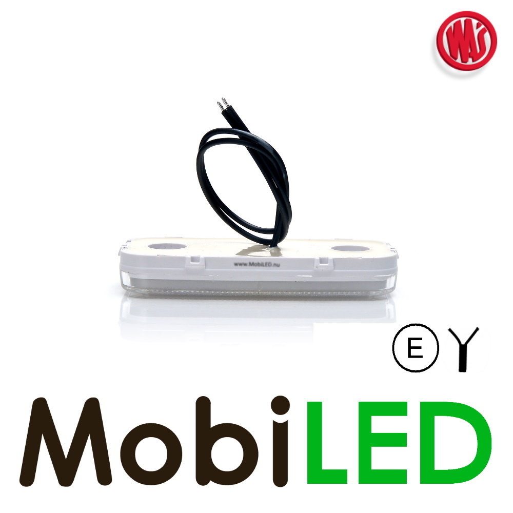 WAS WAS Side marking edge white NEON look E-mark WAS WAS Side marking edge white NEON look E-mark