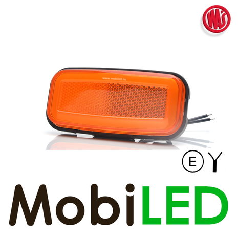 WAS WAS Marquage latéral bord ambre look NEON E-marque WAS WAS Marquage latéral bord ambre look NEON E-marque
