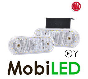 WAS Marquage blanc ovale E-mark