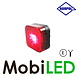 HORPOL Marker light square Red 12-24 volts E-mark with reflector HORPOL Marker light square Red 12-24 volts E-mark with reflector