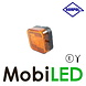 HORPOL Horpol Marker light amber square with reflector 12-24 volts E-mark HORPOL Horpol Marker light amber square with reflector 12-24 volts E-mark