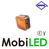 HORPOL Horpol Marker light amber square with reflector 12-24 volts E-mark HORPOL Horpol Marker light amber square with reflector 12-24 volts E-mark