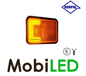 HORPOL Zijmarkering amber blok NEON look