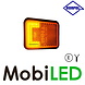 HORPOL Horpol Zijmarkering amber blokje NEON look E-keur HORPOL Horpol Zijmarkering amber blokje NEON look E-keur