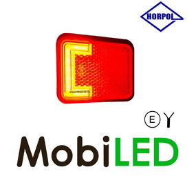 HORPOL Horpol zijmarkering  blokje rood Neon HORPOL Horpol zijmarkering  blokje rood Neon