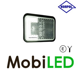 HORPOL Zijmarkering wit blok NEON look HORPOL Zijmarkering wit blok NEON look