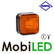 HORPOL Horpol Markeringslicht vierkant amber met reflector 12-24 volt E-keur